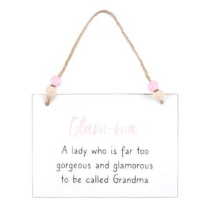 Glam-ma Hanging Sign