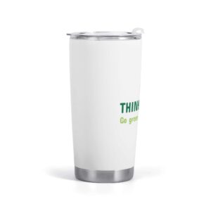 EcoGreen - Think GREEN! Go GREEN or Go HOME! All Over Printing Car Cup
