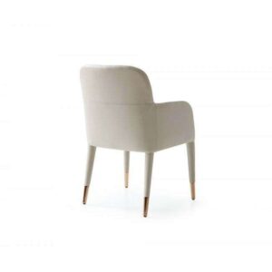 Cortina Modern Beige Eco-leather Dining Armchair