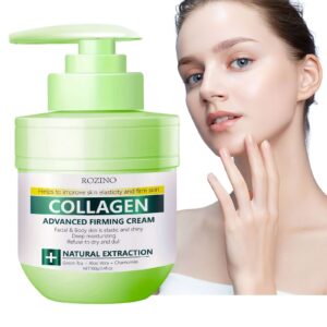 100g Collagen Advanced Firming Cream | With Green Tea, Aloe Vera, Chamomile & Botanical Extracts | Deep Moisturizing Face & Body Cream for Skin Firmness, Elasticity & Radiance | For All Skin Types