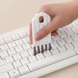 🧹 1pc Keyboard Cleaning Brush – Bendable Groove & Gap Cleaning Tool with Soft Bristles | Compact Computer, Office & Household Cleaner for Keyboards, Phones, Fans & More