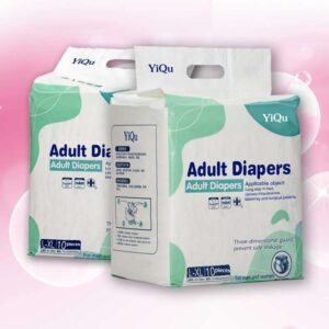 🩲 Large Size Adult Diapers – Underwear-Style Pull-Up Diapers with Heavy Absorbency | Breathable, Anti-Leakage, Thickened Organic Cotton Diapers for Night Use & Incontinence Care