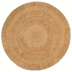Hand-woven Jute Rug 150cm Round