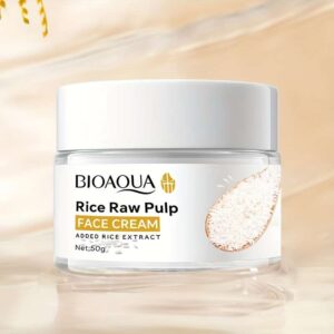 Rice Raw Cream – Natural Moisturizing Face Cream | Pure Botanical Formula for Smooth, Hydrated Skin | Fast Absorbing, Non-Greasy | Suitable for All Skin Types