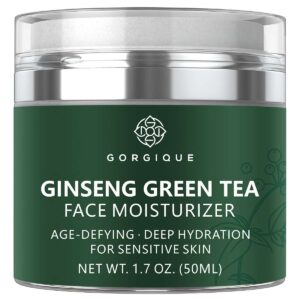 Ginseng Green Tea Hydrating Face Moisturizer – Nourishing, Water-Based Formula for Dry & Sensitive Skin