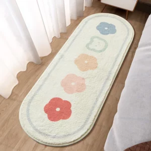 Fluffy Soft  Bedroom Carpet Cute Children's Bedside Rug Kids room Non-Slip Baby Playmats Floor Mat Long Living Room Mats