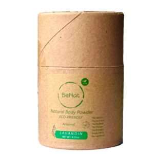 🌿✨ BENAT All-Natural Body Powder: Eco-Friendly 24H Odor Protection (4.2 oz)