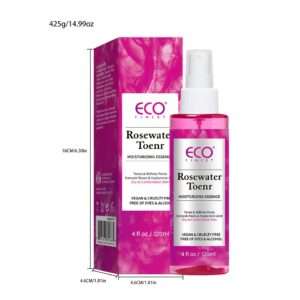 🌹💦 Eco Finest Rosewater Toner Moisturizing Essence: Pure Hydration & Gentle Glow