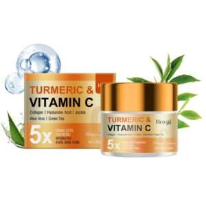 🌞 HOYGI Vitamin C Facial Moisturizing Cream – With Hyaluronic Acid & Collagen for Spring & Summer Hydration