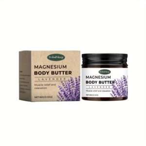🌙💜 Woodsleep Lavender Magnesium Body Cream: Deeply Hydrating & Calming for Restful Sleep