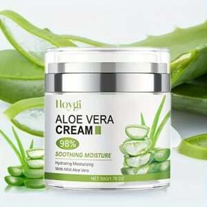 🌿✨ HOYGI Aloe Vera Soothing Moisturizing Gel: Hydrate, Nourish & Brighten (1.67oz)