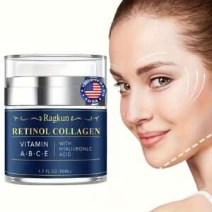 ✨ 1.7oz Retinol Cream Moisturizer – With Hyaluronic Acid & Vitamin E for Dry, Rough Skin