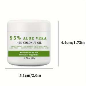 🌿 Hydrating Vitamin C Skincare Gel – Aloe Vera & Hyaluronic Acid Moisturizer for All Skin Types