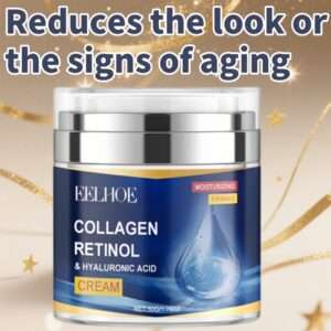🌟💧 EELHOE Collagen Boost Moisturizing Cream: Jojoba & Hyaluronic Acid for Youthful Radiance (50g/1.76oz)