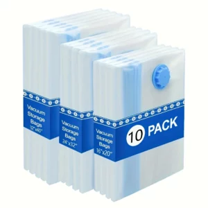 ✨ 10-Pack Premium Vacuum Storage Bags - Reclaim 85% More Closet Space! ✨