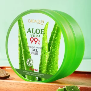 Experience Nature's Soothing Touch with BIOAQUA Organic Aloe Vera Gel Cream!