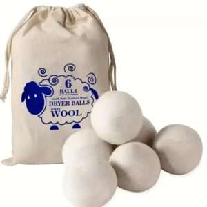 🐑 6-Pack Wool Dryer Balls
