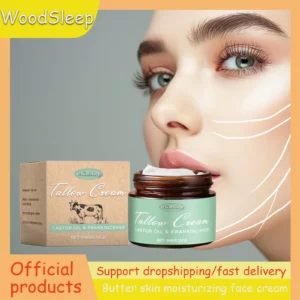 Deep Moisturizing Wood Butter Face Cream Water Lock To Prevent Dryness Flaking For Winter Sensitive Skin Hydrating Skincare