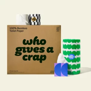 Gives A Crap The Bigger Bundle, 48 Bamboo Toilet Paper Rolls amp 12 Bamboo Tissue Boxes, 12 Recycled Paper Towel Rolls, Eco Frie