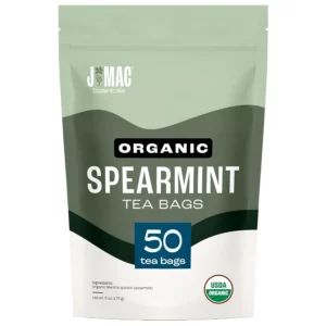 Organic Spearmint Tea 50 Teabags USDA Certified
